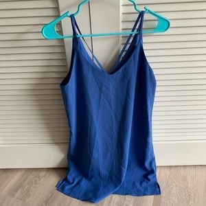 NWOT eliane rose blue slip dress